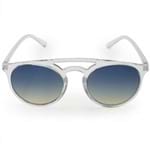 Óculos de Sol Euro Feminino Trendy Transparente E0006DB317/8A E0006DB317/8A
