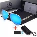 Óculos de Sol Mercedes-benz Metal Polarizado Uv400 Luxo