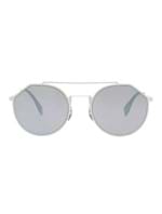 Óculos de Sol Redondo Fendi M0021S Branco Tamanho 54