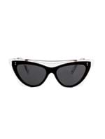 Óculos de Sol Valentino 4041 Transparente e Preto Tamanho 53