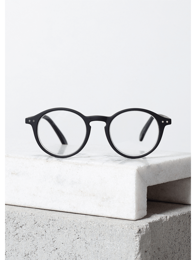 Óculos para Leitura Redondo Preto +2