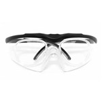 Óculos Proteção Msa Gull + Clip Interno P/lentes de Grau Antiembaçante Esportivo C.a 18067