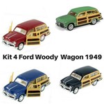 Oferta 4 Carrinho de Coleção Ford Woody Wagon 1949 1/40 Metal