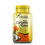 Óleo de Cártamo + Coco Fitoway 1000mg - 60 Cápsulas
