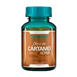Óleo de Cártamo e Chia com Vitamina e - 60 Cápsulas - Fortvitta