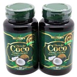 Oleo de Coco 60 Capsulas Naturcaps - 2 Potes