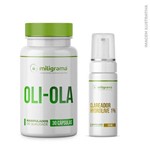 Oli-Ola 300mg 30 Cápsulas + Sérum com Hydrolive 1% 30g