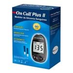 On Call Plus II Kit Monitor de Glicemia com 1 Monitor + 10 Lancetas + 1 Lancetador