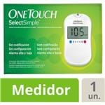 One Touch Select Simple Kit Monitor de Glicemia com 1 Aparelho + 1 Lancetador + 10 Tiras Teste