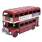 Ônibus Vermelho 2 Andares Inglês 25cm Retrô - Vintage