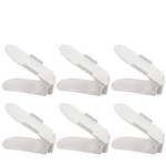 Organizador de Calçados Branco Plástico 6 Peças - 32053