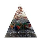 Orgonite Pirâmide Cobre 6cm