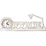 Ornamento Relogio Concept - Modelo Office (Lamp) - ME Criative - 20x40cm
