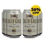 Pack 06 Cervejas Founders Solid Gold Lata 355ml