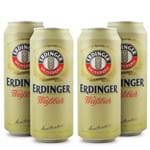 Pack Cerveja Erdinger Weissbier LATA 500ml - 4 Itens