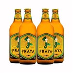 Pack 4 Cervejas Praya 600ml
