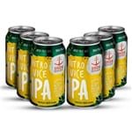 Pack 6 Cerveja Artesanal Imigração Nitro Juice IPA LATA 350ml
