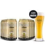 Pack Cerveja Bierland Weizen 10 Latas 350ml com Copo Grátis