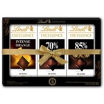 Pack com 3 Chocolate Suíço LINDT Excellence Sortidos Barra 100g Cada