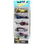 Pack de 5 Carrinhos Hot Wheels - Batman - FYL09