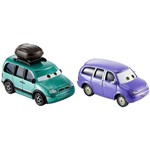 Pack 2 Miniaturas - 1:55 - Minny & Van - Filme Carros 3 - Disney Pixar - DXW06