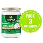 Pack Óleo de Coco Extra Virgem - 3 Unidades - Copra - 500ml