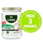 Pack Óleo de Coco Sem Sabor 3 Unidades - Copra - 500ml