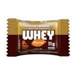 Paçoca de Amendoim Coberta de Chocolate com Whey Flormel Zero Adição de Açúcares com 11g