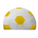 Painel Cama Box Infantil Bola Futebol Amarelo - Jrv Móveis