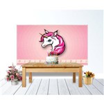 Painel de Festa Unicornio Pink