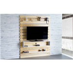 Painel de Tv para Sala Standby - Rack de Parede para Tv Até 60 Polegadas Natural