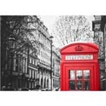 Painel Fotográfico de Cidade Londres Cabine Telefônica Vermelha PU15025