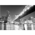 Painel Fotográfico de Cidade Nova Iorque Ponte Iluminada PU15018