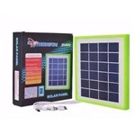 Painel Solar Portátil Carregador Usb Bateria Celular 6v 2.5w
