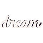 Palavra Decorativa Dream 20x6cm DHPM5-177 - Litoarte