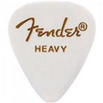 Palheta Celuloide 351 Heavy Branco Fender