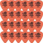 Palheta Dunlop Tortex .60mm Laranja P/ Guitarra - Kit com 24 Unidades