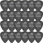 Palheta Dunlop Tortex .60mm Preta P/ Guitarra - Kit com 24 Unidades