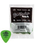 Palheta Dunlop Tortex .88mm Verde P/ Guitarra - Pack com 72 Unidades