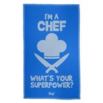 Pano de Prato Im a Chef Whats Your Superpower - Azul
