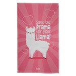 Pano Multiuso em Microfibra Save The Drama For Your Llama