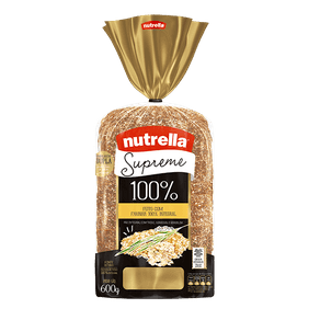 Pão Nutrella Supreme 100% Farinha Integral 600g