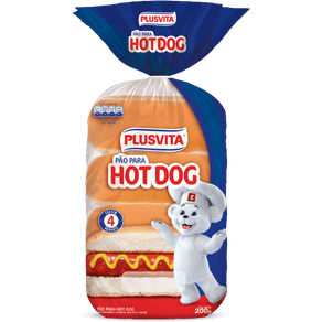Pão Plus Vita Hot Dog 200g