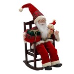 Papai Noel na Cadeira Santini Christmas Contos de Natal 42,5cm