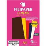 Papel A4 Color Filicolor Plus Cafe 180g. Filipaper Cx.c/20