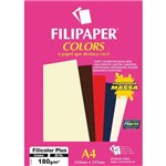 Papel A4 Color Filicolor Plus Creme 180g. Filipaper Cx.c/20