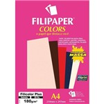 Papel A4 Color Filicolor Plus Salmao Filipaper Cx.c/20