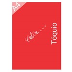 Papel A4 Color Plus Fedrigoni 180g Vermelho Tóquio Embalagem com 20 Folhas