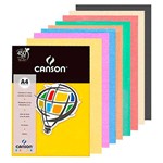 Papel Canson Color Plus 120g Vivaldi A4 com 15 Folhas