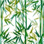 Papel de Parede Floral Bambu Adesivo Lavável - N4538